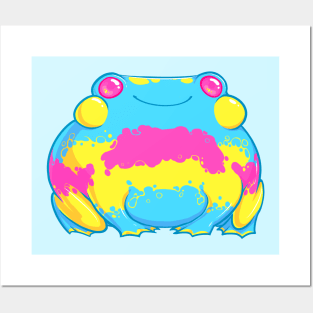 PANSEXUAL PRIDE FROG Posters and Art